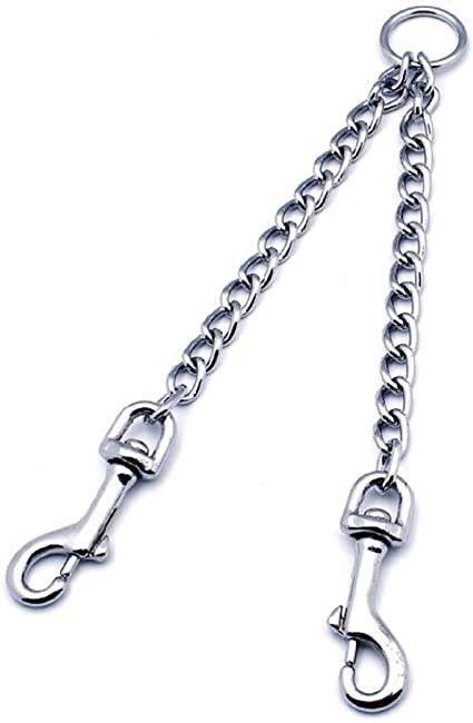 Double Attach Dog Lead Brass